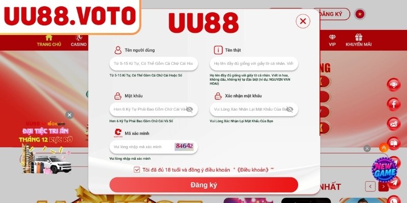 Giới thiệu về quy trình đăng ký UU88 đơn giản 