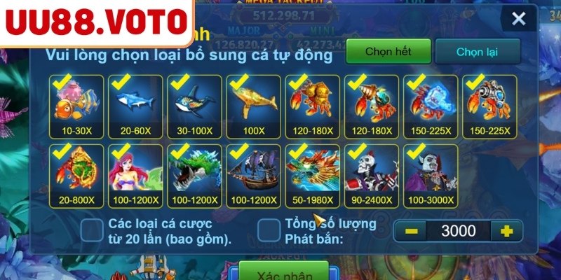 Làm quen các cấp độ đạn 