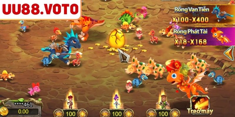 Săn Khủng Long UU88 - Phiêu Lưu Thời Tiền Sử Và Săn Thưởng 3 Hệ thống vũ khí hỗ trợ