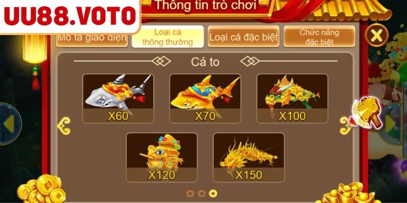 Tiên Bắn Cá UU88 Nhiệm Màu Với Kho Giải Thưởng Hấp Dẫn 2 Những tính năng cơ bản